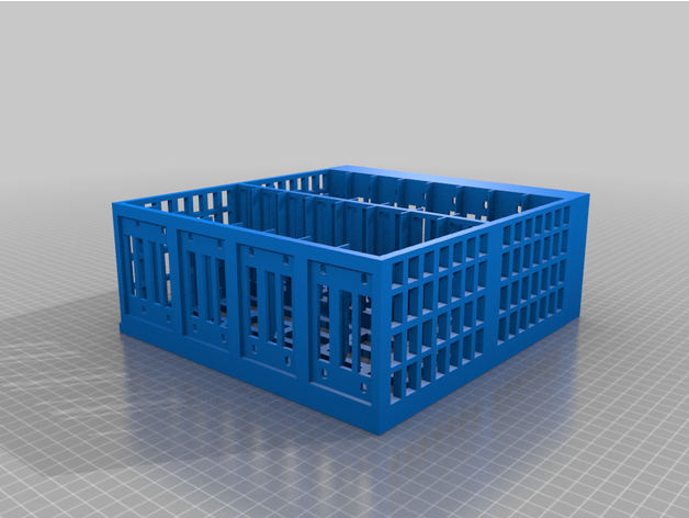 16x 3 5 Sabit Disk Kafesi 2x80mm 1x60mm Fan Montajları 3D Baskı