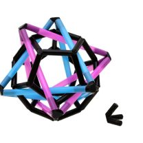 5 Tetrahedron ve Bir Dodekahedron Geometrik Model Pipet Yapımı