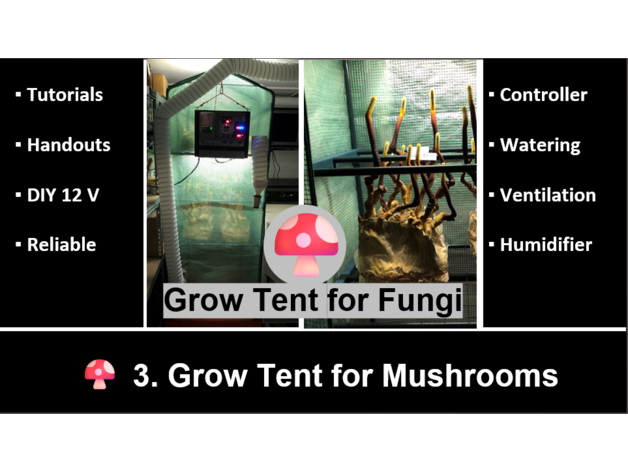 3 00 Mantarlar İçin Büyüme Çadırı Genel Bakış - Görsel 4