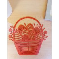 Yumurta Sepeti Ko K Kraslic Duvar veya Pencere Paskalya Dekorasyonu