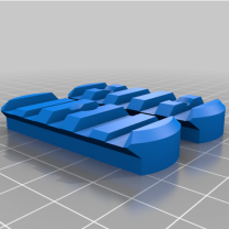 5 Slot Picatinny Raylar Standart ve Yüzeyli Kenarlar