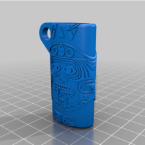 Aztek Çakmak Tutucu Mini BIC için Karabina Halkalı Anahtarlık