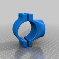 50mm Boru Sim Rig için Kupa Tutucu 3D Baskı