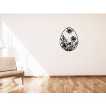 Bumblebee ve Çiçekler 2 Paskalya Duvar ve Pencere Dekorasyonu