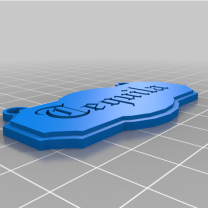 Dekanter Etiketleri 3D Baskı