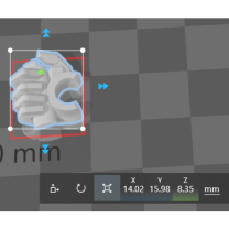 Dummy 13 Sağ El Çakmağı 3D Baskı