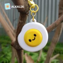 Sevimli Yumurta ve Ekmek Anahtarlık