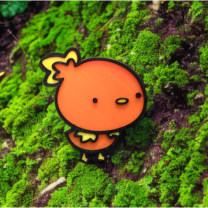 Sevimli Torchic Pokemon Chibi Buzdolabı Magneti Anahtarlık