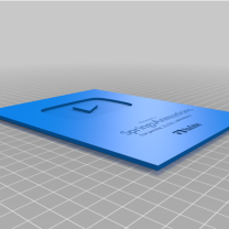 FWF Plakası AKA Springsanimations 3D Baskı