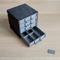 Özelleştirilebilir Çekmece 3 Etiketli Direnç Kutusu İçin