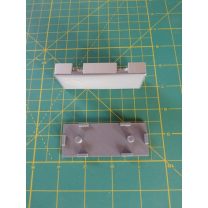 Alüminyum Yapı Profilleri için Son Kapak 84mm 32mm