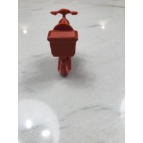 Scooter Üzerindeki Tuvaletteki Ördek 3D Baskı