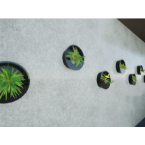 Daire Duvar İşareti Saksı 3D Baskı