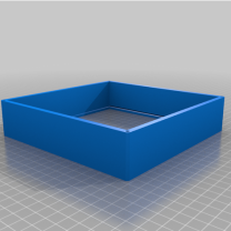 16×16 LED Matris Difüzör Kasa Düzenlenmiş Arka Plaka 3D Baskı