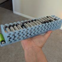 AA ve AAA Pil Tutucu Düzenleyici Çekmece İçin