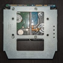 Çift 2.5 Laptop HDD SSD’den Tek 5.25 Masaüstü Yuvası Adaptörü 3D Baskı