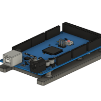 Arduino Mega 2560 R3 Kasa Bumper 3D Baskı