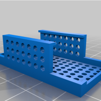 FrSky Tandem TD SR6 ve TD R6 Alıcı Tepsisi ve Anten Montajı 3D Baskı