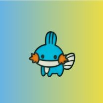 Sevimli Mudkip Chibi Pokemon Buzdolabı Magneti Anahtarlık