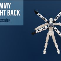 Dört Kol Dummy 3D Baskı