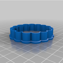 ÇİÇEK KURABIYE KALIBI ÜCRETSİZ 3D Baskı