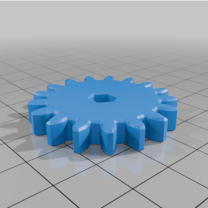 Dişli 17 Diş Modül 2 0 Mm Delik Altıgen 6 2 Mm