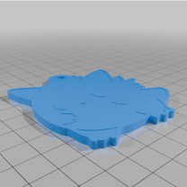 Sevimli Gengar Pokemon Chibi Buzdolabı Magneti Anahtarlık