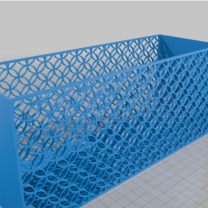 Dekoratif Filigree Geometrik Kutu Birleşik Daireler 3D Baskı