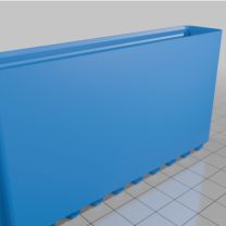 DecFinity 10×2 100mm X 20mm Bölmesiz Kutusu 3D Baskı