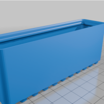 DecFinity 11×3 110mm X 30mm Bölmesiz Kutusu 3D Baskı