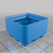 DecFinity 3×3 30mm X 30mm Bölmesiz Kutusu 3D Baskı