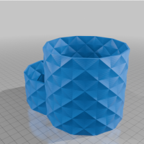 Çift Kupa Kalem Tutucu