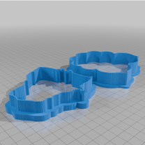 Çiçek ve Yaprak Kurabiye Kesici