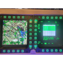 Çift Cougar MFD Tutucu 13 13.5 İnç Monitörler İçin 3D Baskı