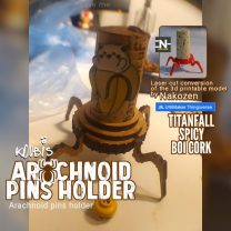 Arachnoid İğne Tutucu Lazer Kesim 3D Baskı