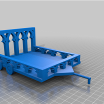 Chevrolet Silverado Model TRAILER INCLUDED 3D Baskı